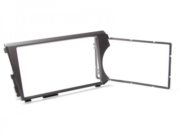 Radioblende SSANGYONG Actyon (CJ) Kyron (DJ) ab 2005-11 2DIN grau metallic