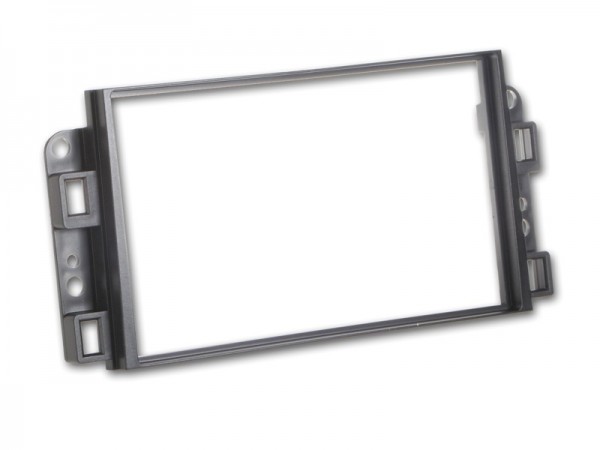 Radioblende CHEVROLET Aveo Captiva Epica ab 2006 2DIN schwarz