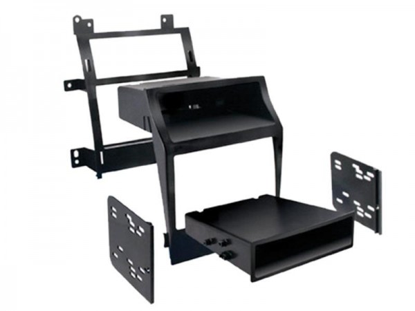 2-DIN Radioblende mit Fach Cadillac Escalade 2007 > schwarz