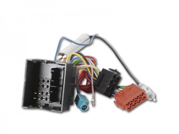 Radioadapter SEAT SKODA VW mit Quadlockstecker + Phantomadapter - DIN