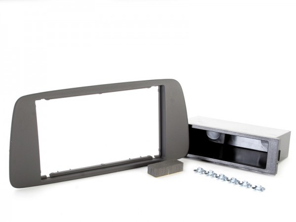 Radioblende Seat Ibiza 2008-13 2DIN mit Fach schwarz-anthrazit