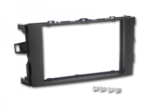 Radioblende TOYOTA Auris (E150) ab 2006-12 2DIN black
