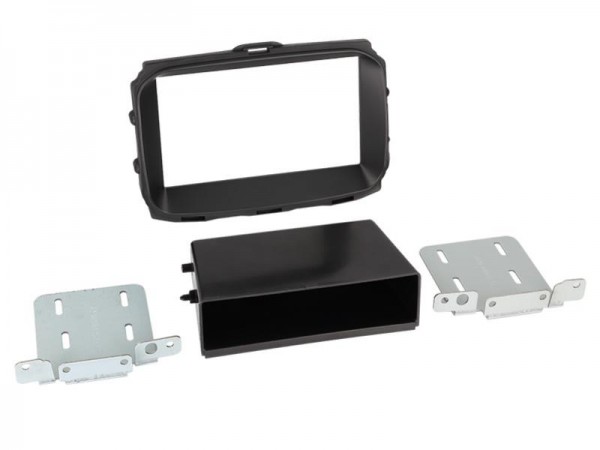 2-DIN Radioblende mit Fach Alfa Romeo Giulietta 10/2013 > black