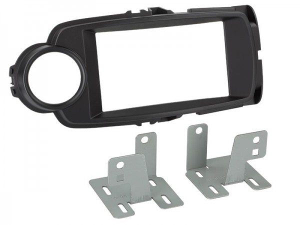 2-DIN Radioblende Toyota Yaris 2014 > schwarz