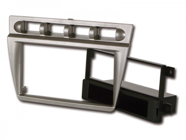 Radioblende KIA Picanto (BA) 2004-08 1DIN silber