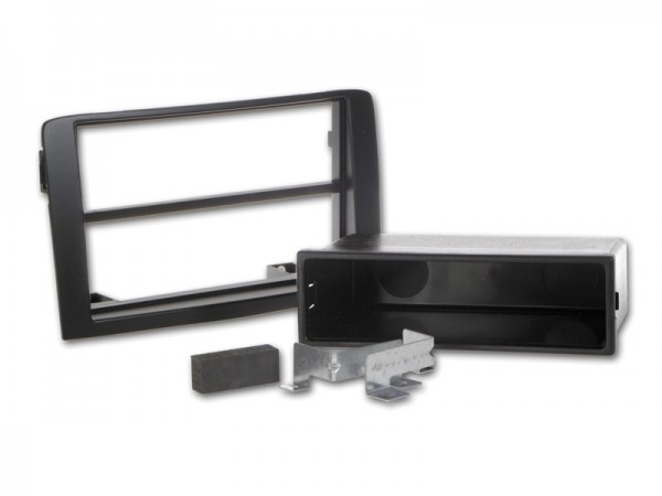Radioblende FIAT Idea 2003-11 2DIN mit Fach schwarz