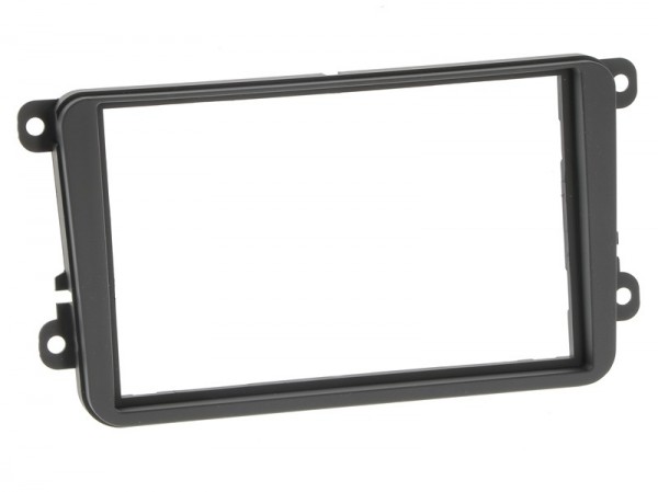 Radioblende Skoda, VW 2DIN schwarz