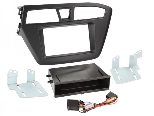 2-DIN Radioblende Inbay® Hyundai I20 2014-> schwarz