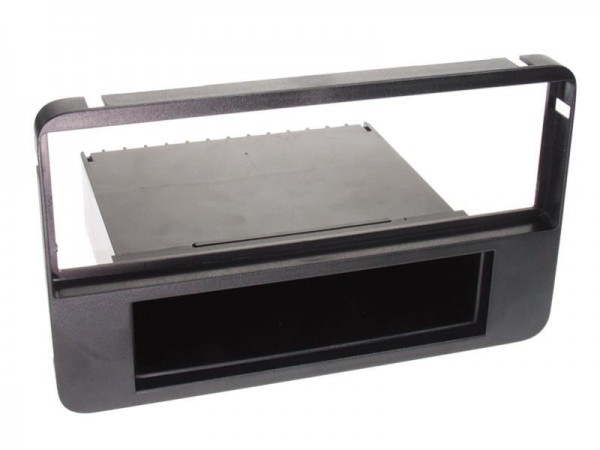 1-DIN Radioblende mit Fach Alfa Romeo 159 / Brera / Spider schwarz