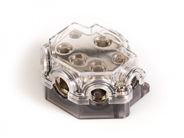 Stromverteilerblock 1 x 50qmm + 1 x 35qmm + 2 x 20qmm + 2 x 10qmm