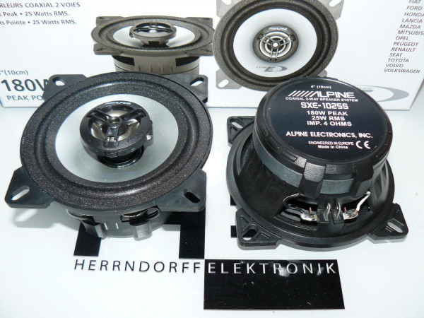 Alpine Lautsprecher Set passend für Volvo V40 hinten