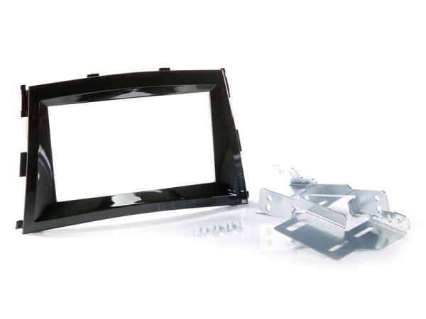 Radioblende Ssangyong Tivoli 2DIN piano black Installer Kit