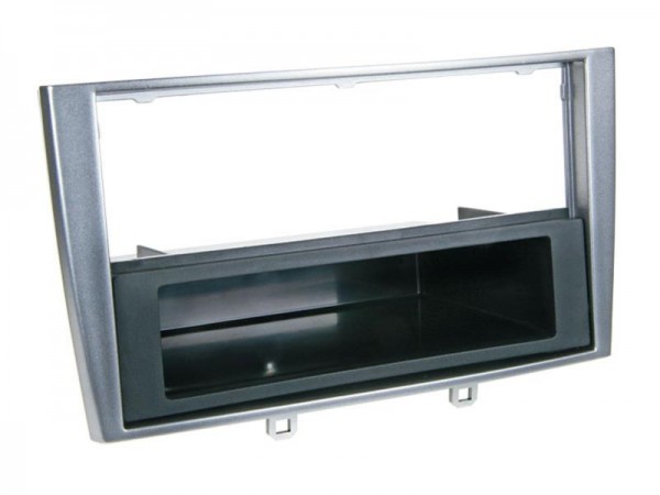 2-DIN Radioblende mit Fach Peugeot 308 / 308CC silber