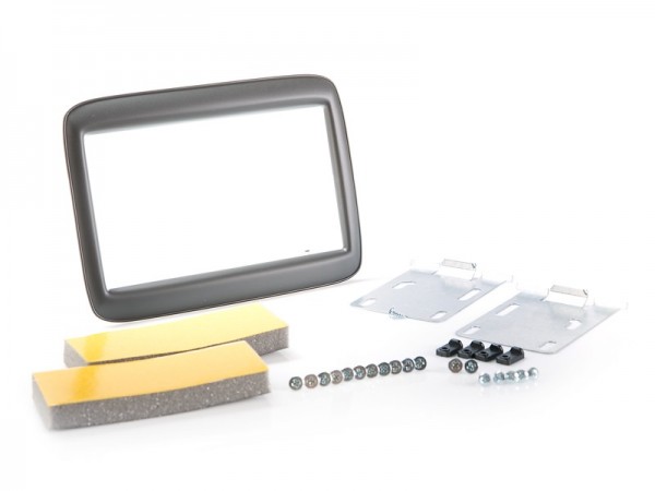 Radioblende JEEP Renegade ab 2014 2DIN mit OEM Basic Radio black Installer Kit