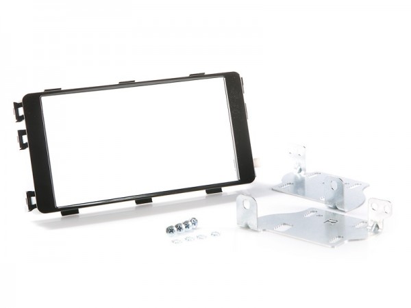 Radioblende MITSUBISHI L200 ab 2015 2DIN piano black Installer Kit