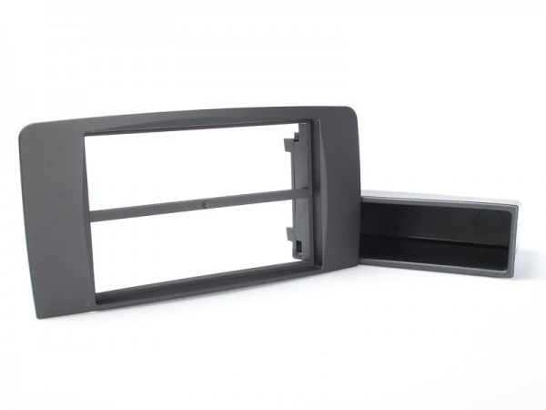 Radioblende Mercedes R-Klasse(W251) ab 2005 2DIN mit Fach schwarz