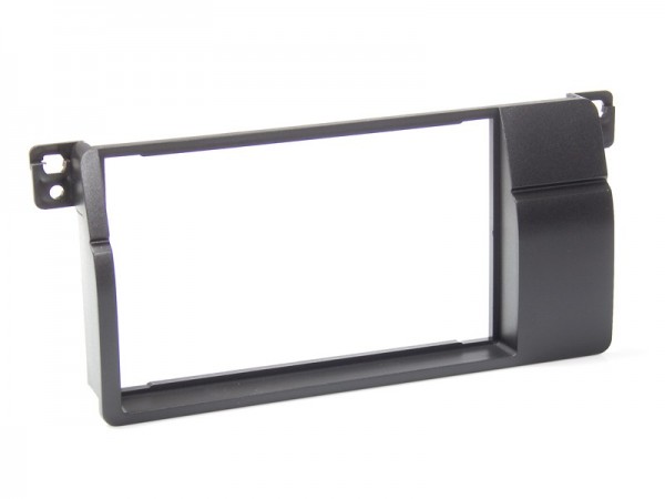 Radioblende BMW 3er(E46) 1998-07 2DIN schwarz versetzt
