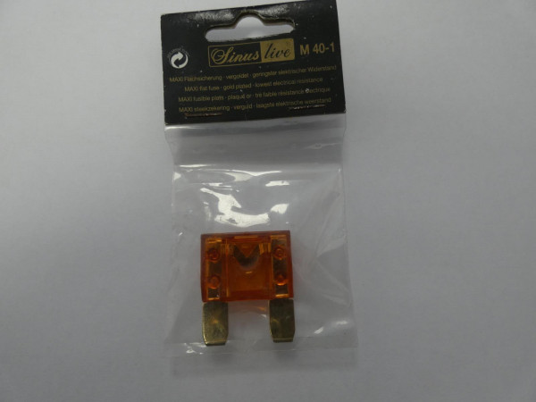 MAXI Sicherung 40A vergoldet