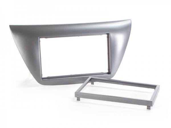 Radioblende MITSUBISHI Lancer (CS0) 2003-08 EVO 2DIN dark grey