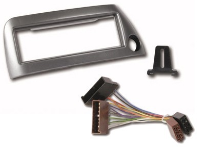 FORD KA Radioblende inklusive ISO Adapter Farbe silber