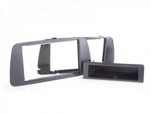 Radioblende KIT SEAT Ibiza (6J) 2008-15 2DIN mit Fach Azabacheschwarz (AL6)