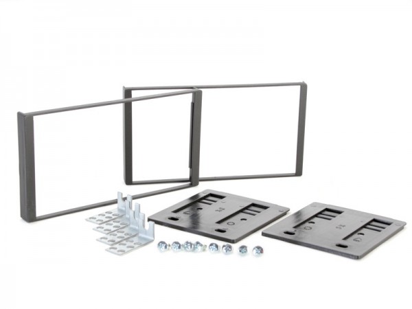 Radioblende Kia Sportage, Carnival, Carens, Sorento bis 2006 2DIN schwarz