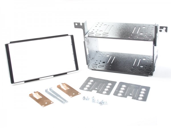 Radioblende Hyundai Santa Fe 2005-07 2DIN schwarz ohne OEM Radio