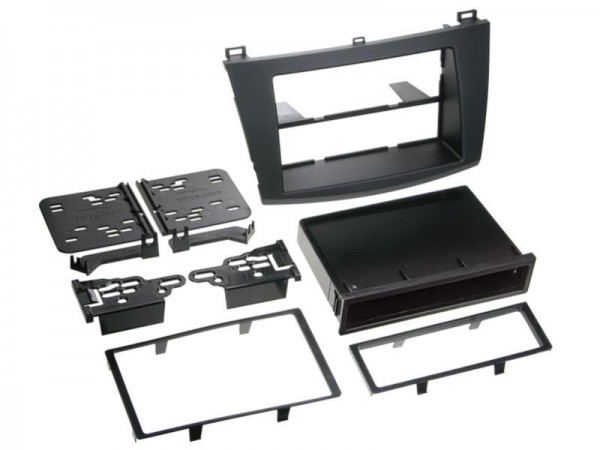 2-DIN Radioblende mit Fach Mazda 3 Typ BL 2009 > schwarz