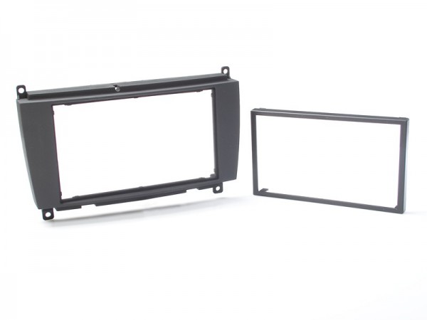 Radioblende Mercedes CLK(W209) 2004-10 2DIN schwarz