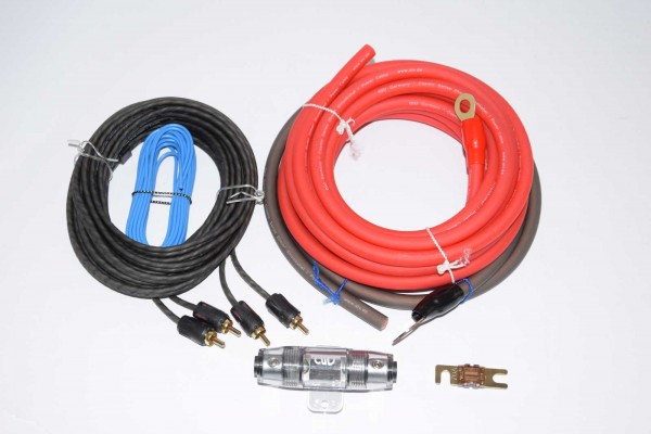 20 mm² Kupfer Kabelset 2 Kanal Endstufen Anschluss Kit