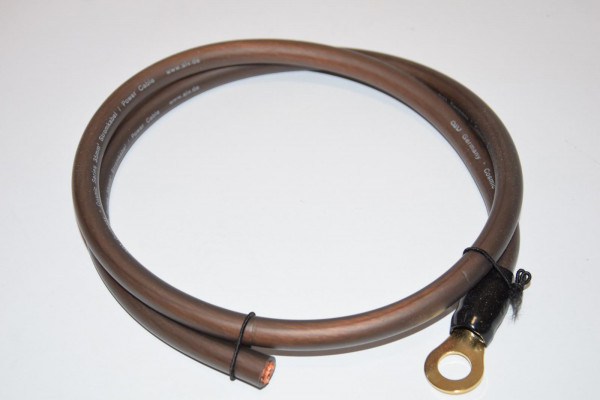 Kupfer Stromkabel - COSMIC - 35 mm² - dunkelgrau transparent - 1 Meter