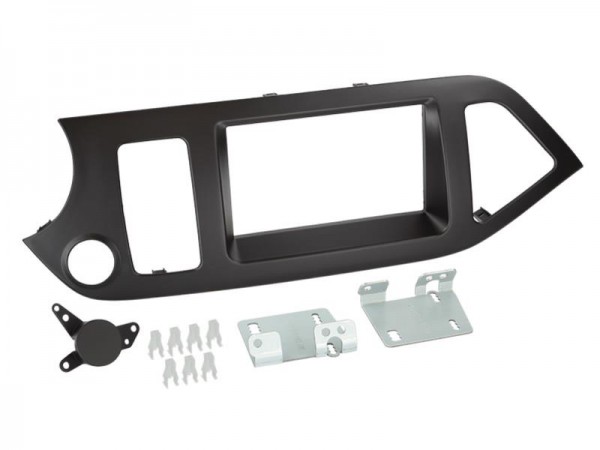 2-DIN Radioblende Kia Picanto 2011 > schwarz
