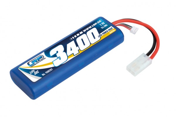 LRP LiPo Power Pack 3400 - 7.4V - 30C