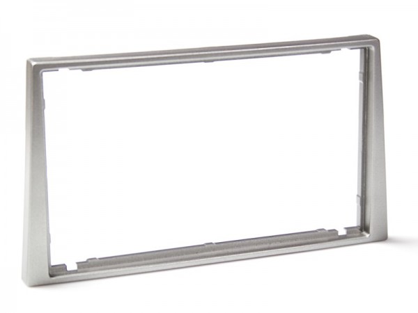Radioblende Opel ab 2000 2DIN dunkelsilber
