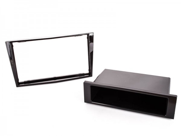 Radioblende OPEL Corsa D Astra H Zafira 2DIN+Fach piano black