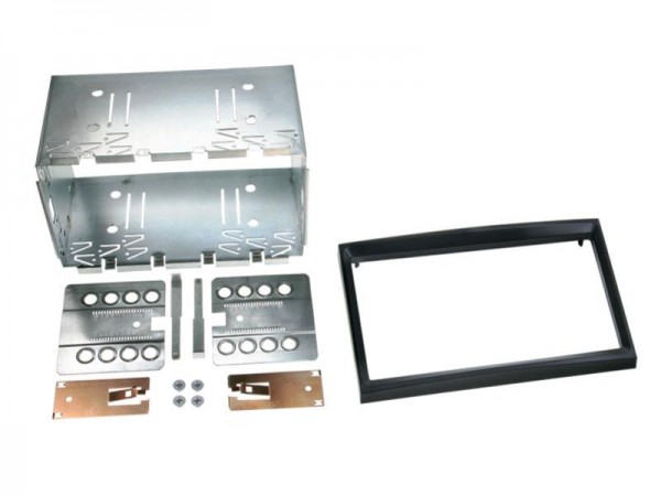 2-DIN Radioblende Citroen / Peugeot / Fiat / Toyota Klavierlack