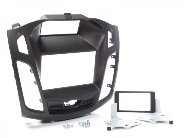 Radioblende FORD Focus (DYB) ab 2010 2DIN schwarz Installer Kit
