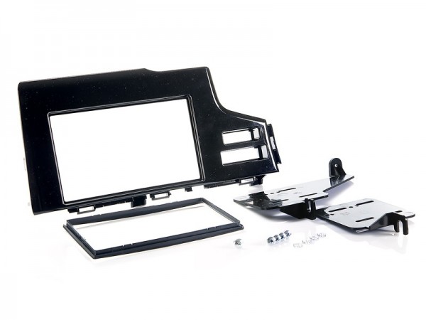 Radioblende HONDA Jazz (GK) Fit ab 2015-20 2DIN piano black mit SRS Ausschnitt