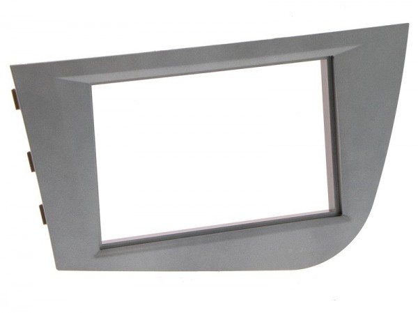 Radioblende Seat Leon 2005-09 2DIN grau