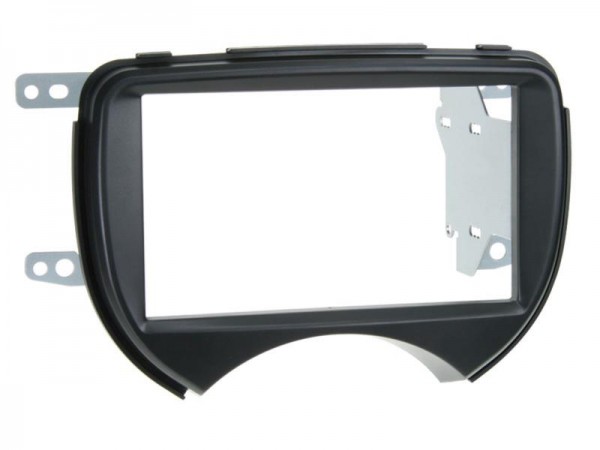 2-DIN Radioblende Nissan Micra (K13) 2011 > 2013 schwarz