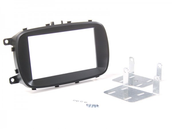 Radioblende FIAT 500X ab 2015 2DIN schwarz