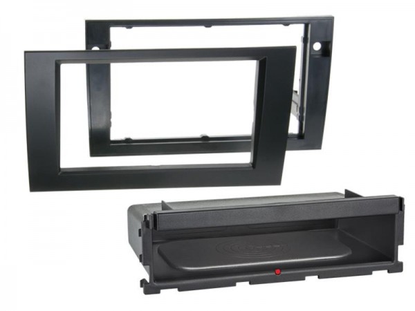 2-DIN Radioblende Inbay® Audi A4 / Seat Exeo schwarz