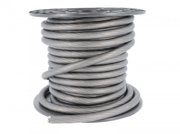 HIFLEX Stromkabel AWG2/33,63qmm Rollenware KUPFER verzinnt schwarz 15m