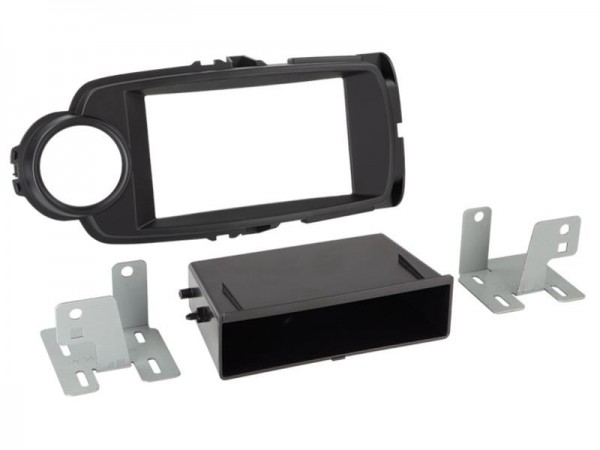 2-DIN Radioblende Toyota Yaris 2014 > schwarz