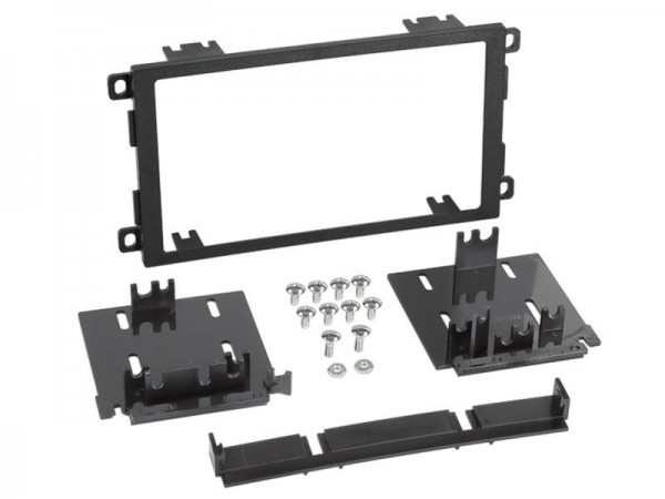2-DIN Radioblende Cadillac / Chevrolet / Hummer schwarz