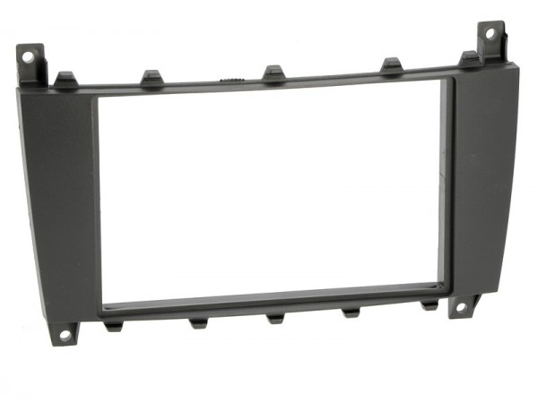 Radioblende Mercedes C-Klasse(W203) 04-07, CLK(W209) 04-06 2DIN schwarz