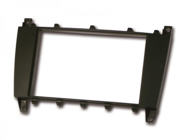 Radioblende MERCEDES C-Klasse(W203) 04-07 CLK(W209) 04-06 2DIN schwarz