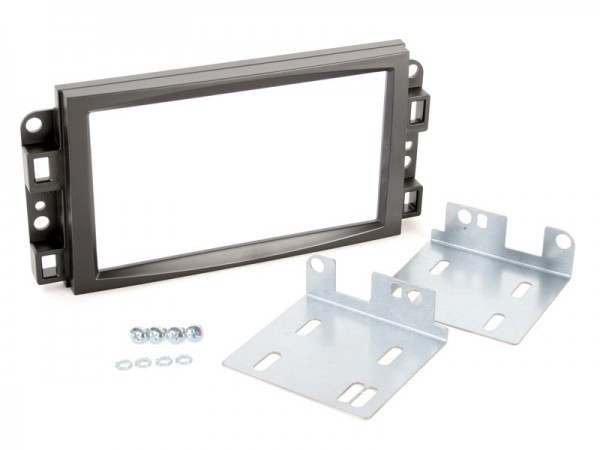 Radioblende CHEVROLET Aveo Captiva Epica ab 2006 2DIN schwarz Installer Kit