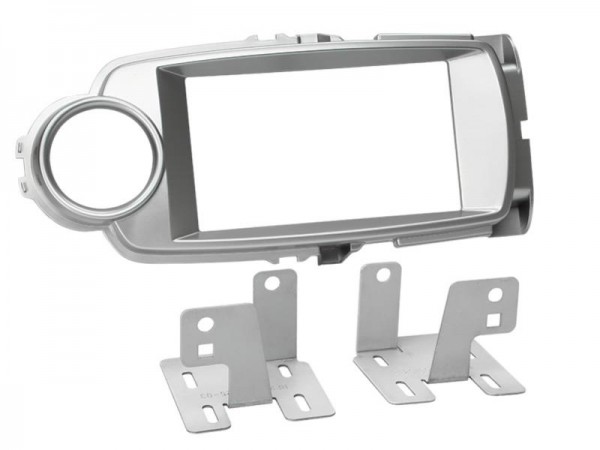 2-DIN Radioblende Toyota Yaris 2011 > silber