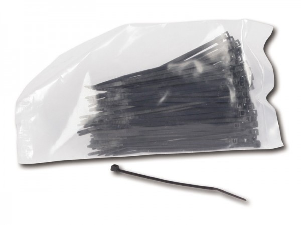Kabelbinder schwarz 100mm x 2,5mm